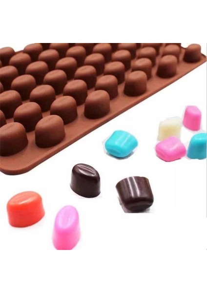 Silikon Kahve Çekirdeği Buzluk ve Çikolata Kalıbı (KHC-18)
