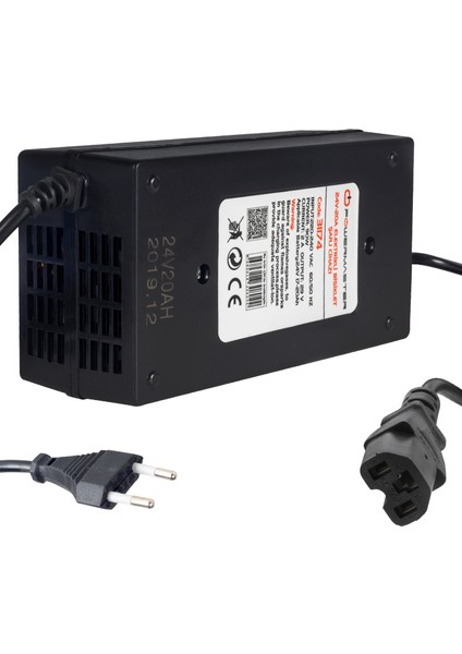 PM-31174 24 Volt - 20 Amper C16 Uçlu Elektrikli Bisiklet Şarj Cihazı