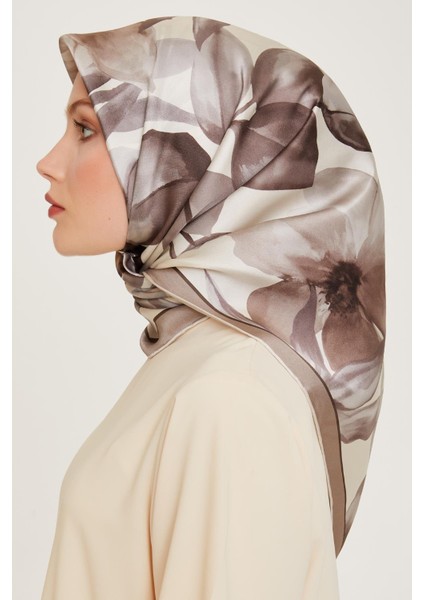 Armine İpek Eşarp 2025 Kış - 9205-33 Ekru Twill fiyatları