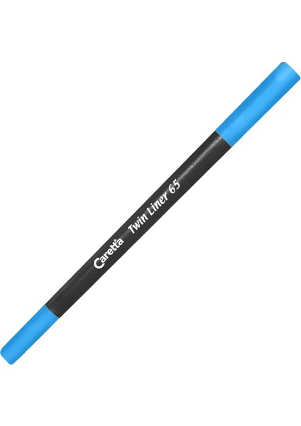 Caretta 65-07 Çift Uçlu Keçeli Kalem 0.4-1mm Mavi
