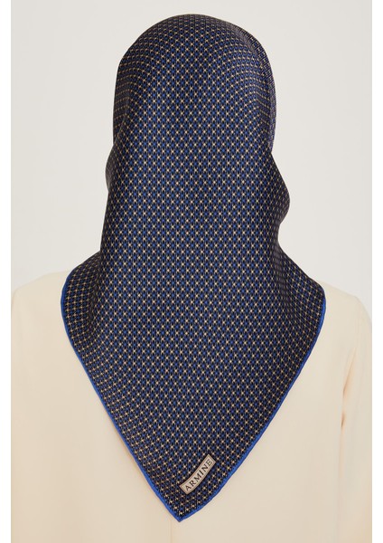 Armine İpek Eşarp 2025 Kış - 9210-80 Saks Twill fırsatları