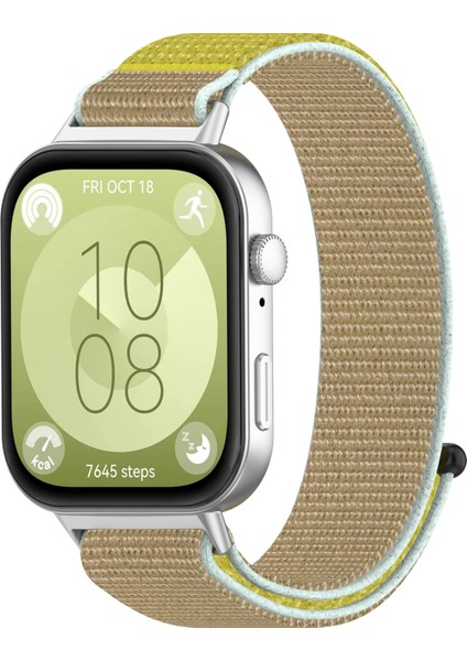 Huawei Watch Fit 3 Kayış Sihirli Bant Naylon Yumuşak Saat Kayışı (Yurt Dışından) modelleri