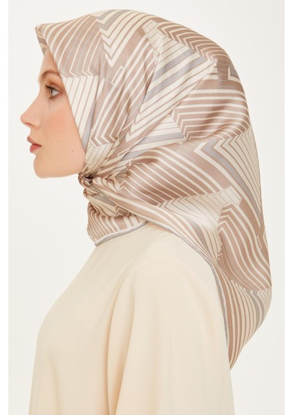 Armine İpek Eşarp 2025 Kış - 9218-83 Taş Krem Sura fiyatları