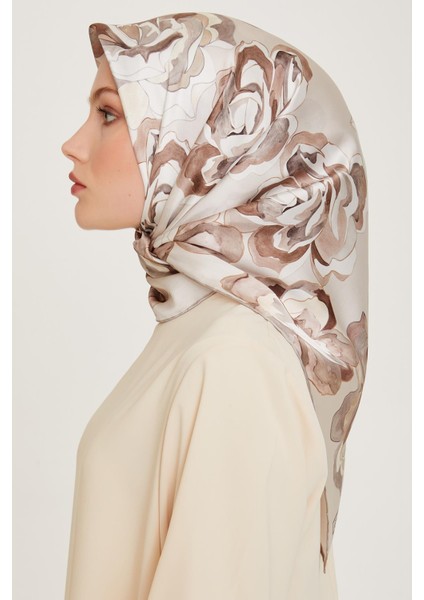 Armine İpek Eşarp 2025 Kış - 9234-84 Twill