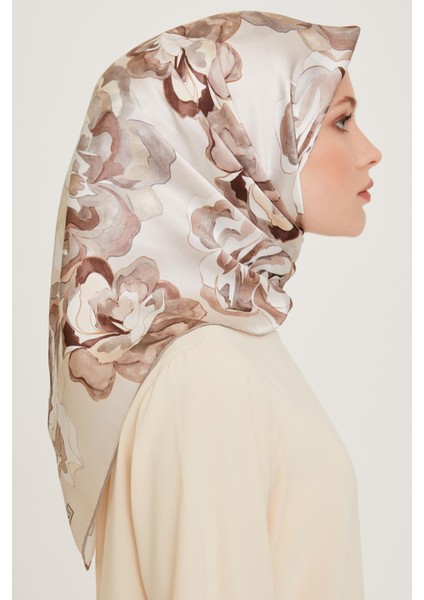 Armine İpek Eşarp 2025 Kış - 9234-84 Twill