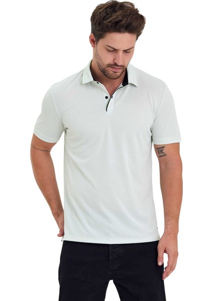 Erkek Kısa Kol Polyester Polo Yaka Fonksiyonel Tişört
