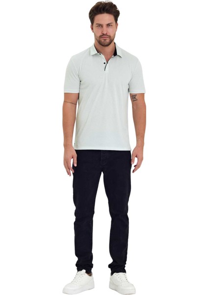 Erkek Kısa Kol Polyester Polo Yaka Fonksiyonel Tişört