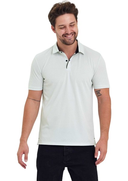 Erkek Kısa Kol Polyester Polo Yaka Fonksiyonel Tişört