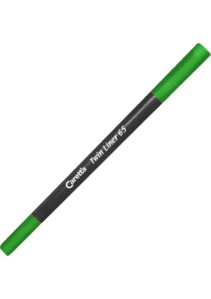 Caretta 65-05 Çift Uçlu Keçeli Kalem 0.4-1mm Koyu Yeşil