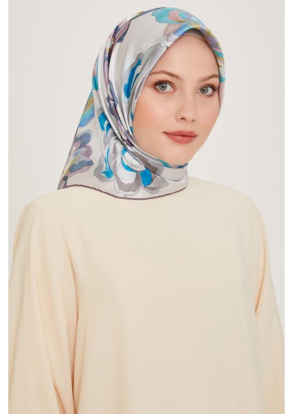Armine İpek Eşarp 2025 Kış - 9234-25 Açık Lila Twill