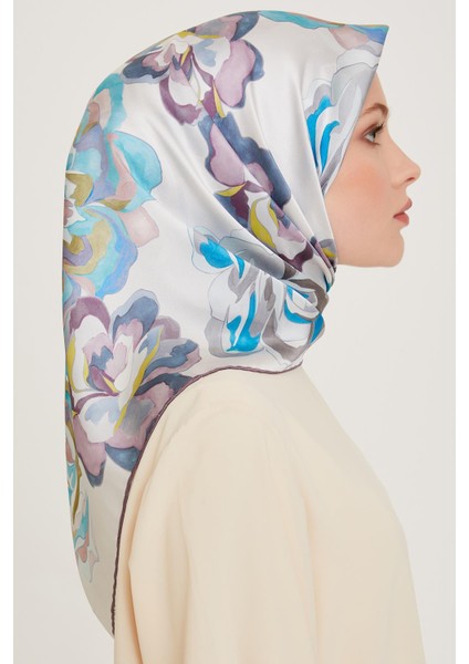 Armine İpek Eşarp 2025 Kış - 9234-25 Açık Lila Twill modelleri