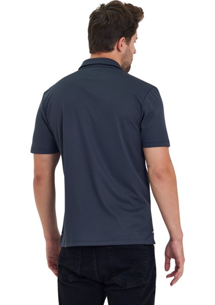 Erkek Kısa Kol Polyester Polo Yaka Fonksiyonel Tişört