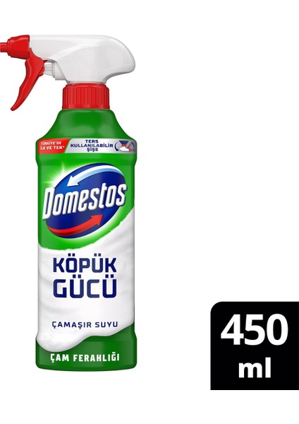 Köpük Gücü Köpük Çamaşır Suyu Çam Ferahlığı 450 ml x1