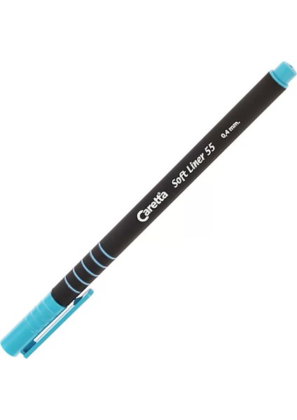 Caretta 55-20 Soft Liner Keçeli Kalem 0.4 Açık Mavi