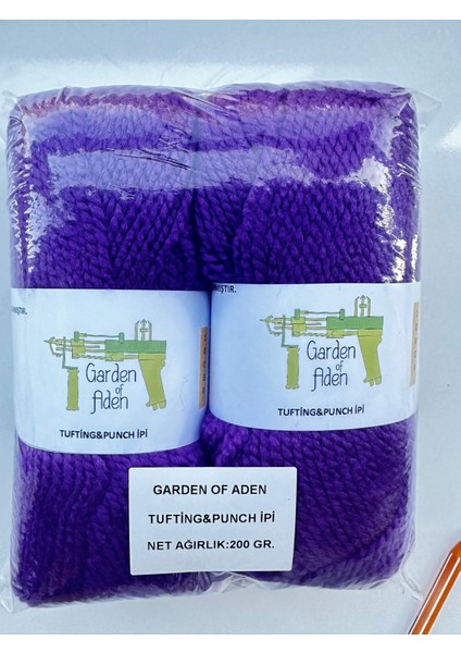 Tufting Ipi Parlak Mor 200 gr