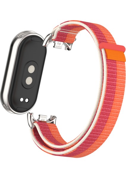 Xiaomi Mi Band 9 / Smart Band 8 Naylon Döngü Ayarlanabilir Bilek Bandı (Yurt Dışından) modelleri