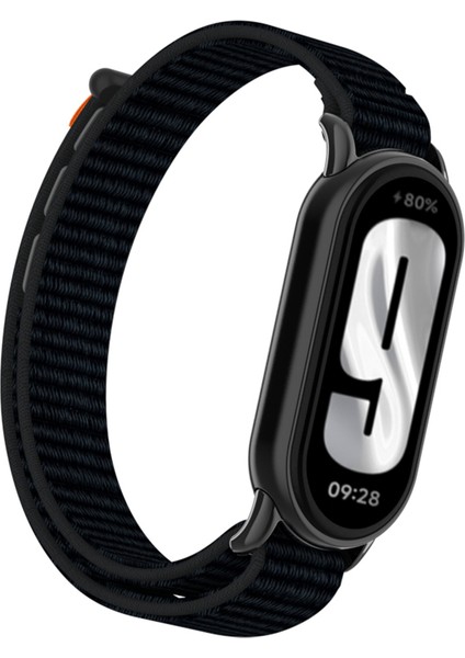 Xiaomi Mi Band 9 / Smart Band 8 Naylon Döngü Ayarlanabilir Bilek Bandı (Yurt Dışından)