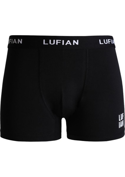 Darcy Erkek Pamuklu Boxer Siyah