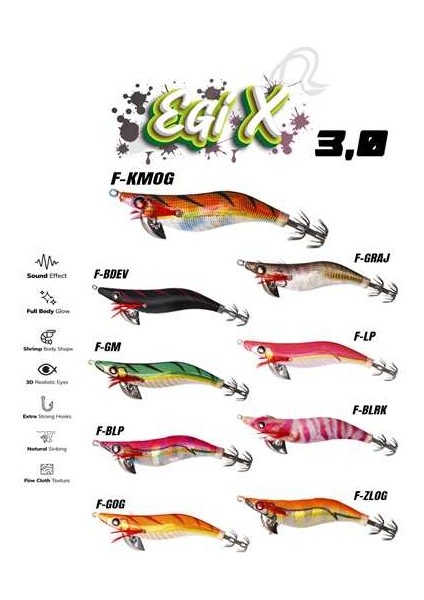 Egix 3.0 16.4gr Kalamar Zokası F-Gm
