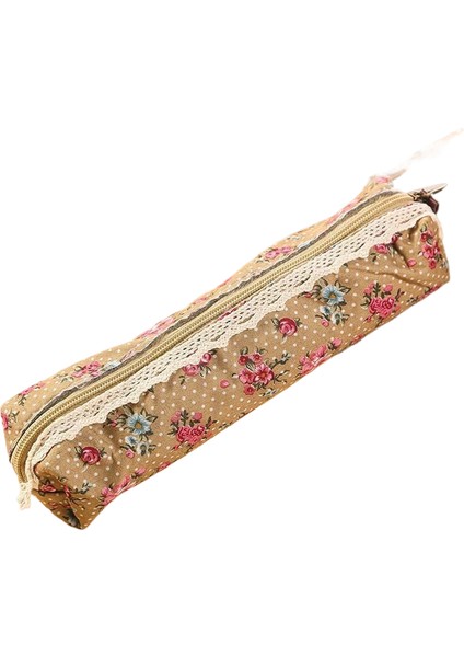 Mini Retro Çiçekli Dantel Kalem Kutusu (Yurt Dışından)