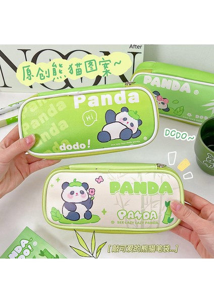 Sevimli Karikatür Panda Kalem Kutusu (Yurt Dışından)