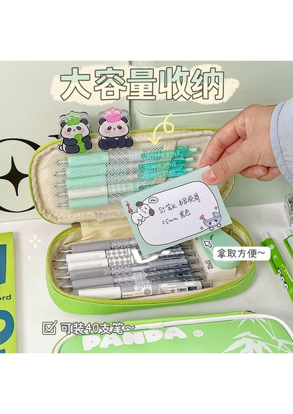 Sevimli Karikatür Panda Kalem Kutusu (Yurt Dışından)