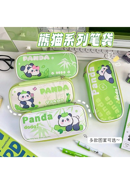 Sevimli Karikatür Panda Kalem Kutusu (Yurt Dışından)