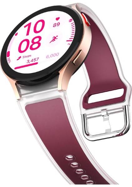 Samsung Galaxy Watch Fe/7/6/5/4 Şeffaf Tasarım Ayarlanabilir Silikon Kayış (Yurt Dışından) fırsatları