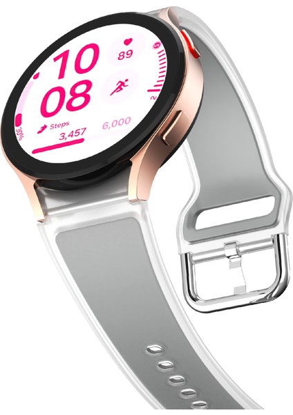 Samsung Galaxy Watch Fe/7/6/5/4 Şeffaf Tasarım Ayarlanabilir Silikon Kayış (Yurt Dışından) fırsatları
