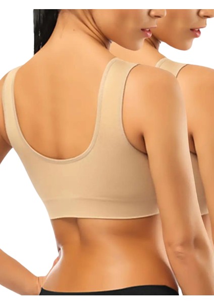 Göğüs Toparlayıcı Kalın Askılı Pedsiz Sütyen Korse Spor Sütyen Büstiyer Yarım Atlet fırsatları