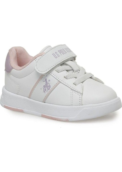 Travıs Jr 3pr Çocuk Sneaker Spor Ayakkabı-Beyaz Pembe