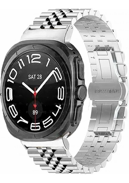 Samsung Galaxy Watch Ultra 47MM Yedek Bant Paslanmaz Çelik Kayış (Yurt Dışından)