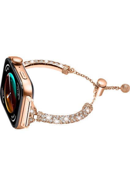 Huawei Watch Fit 3 Metal Bant Rhinestones Dekorlu Bileklik Kayışı (Yurt Dışından) modelleri