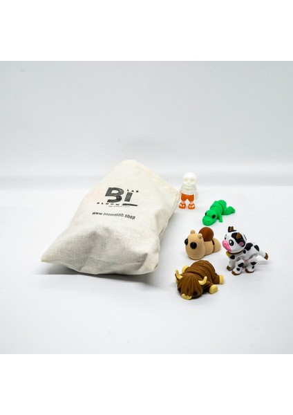Kese Içerisinde Karışık Orta Set 3D Hareketli Model