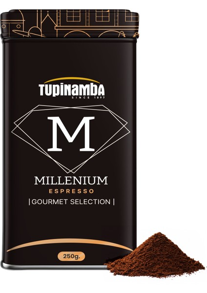 Millenium %100 Arabica Öğütülmüş Espresso Kahve 250g.
