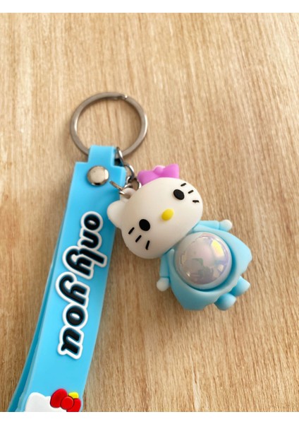 Işıklı Hello Kitty Anahtarlık