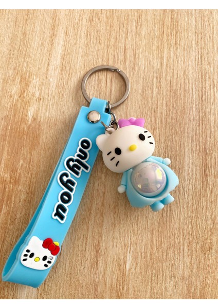 Işıklı Hello Kitty Anahtarlık