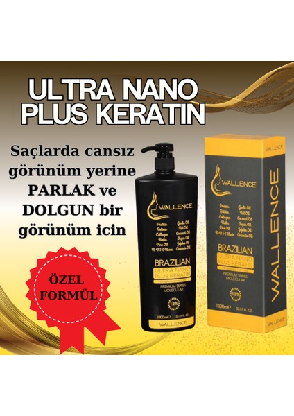 Krem Keratin Ekstra Düzlük Parlaklık 1000ML Hediyeli