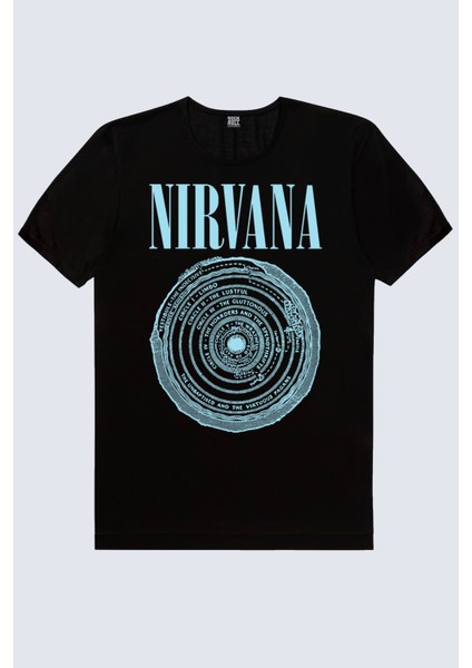 Daire Daire Nirvana Siyah Kısa Kollu Erkek T-Shirt fiyatları