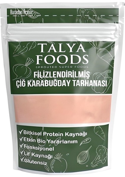 Glutensiz Organik Filizlendirilmiş Karabuğday Tarhanası 250GR