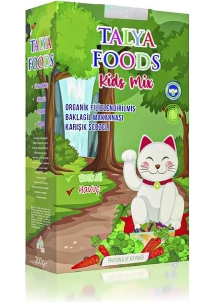 Glutensiz Vegan Kids Serisi Happy Cat 200 gr