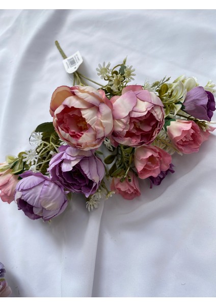 30 cm Küçük Boy Yapay Çiçek Dekor Çiçeği Masa Çiçeği Organizasyon Çiçeği Çiçek Buket Renkli Çiçek fiyatları