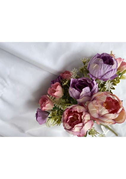 30 cm Küçük Boy Yapay Çiçek Dekor Çiçeği Masa Çiçeği Organizasyon Çiçeği Çiçek Buket Renkli Çiçek indirimleri