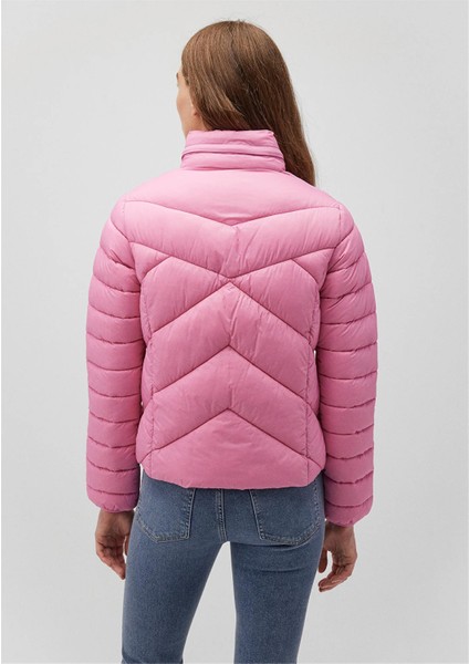 Mavı M110698-85523 Ayısıgı Leylak Kadın Slım Dık Yaka Sısme Mont fırsatları