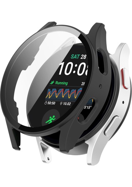 Samsung Galaxy Watch7 Temperli Cam Ekran Filmli 44MM Saat Kılıfı (Yurt Dışından)
