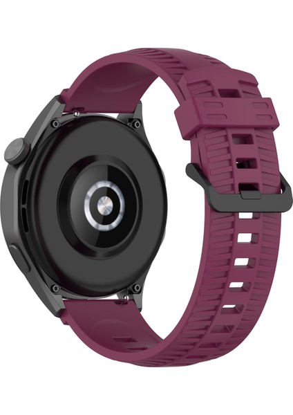 Huawei Watch Gt 3 42MM / Gt 3 Pro 43MM Silikon Lastik Dokusu Bilek Bandı (Yurt Dışından)