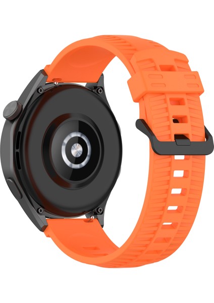 Huawei Watch Gt 3 42MM / Gt 3 Pro 43MM Silikon Lastik Dokusu Bilek Bandı (Yurt Dışından)