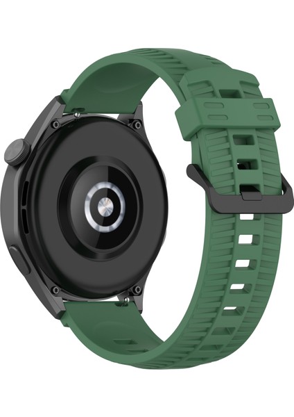 Huawei Watch Gt 3 42MM / Gt 3 Pro 43MM Silikon Lastik Dokusu Bilek Bandı (Yurt Dışından)
