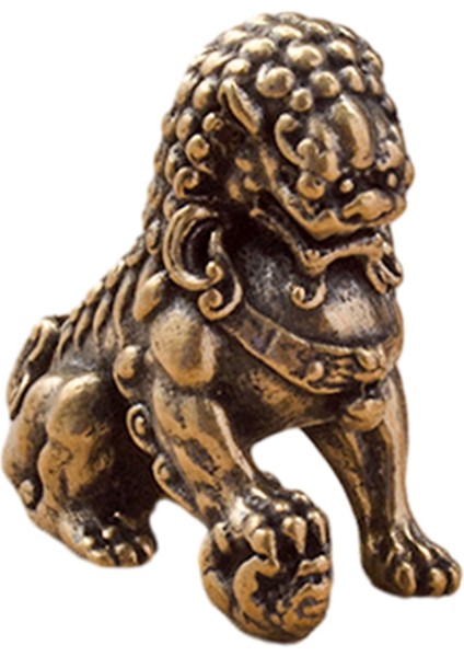 Pirinç Mini Çin Heykeli Hatı Dekorasyonu Feng Shui Sol (Yurt Dışından) fırsatları