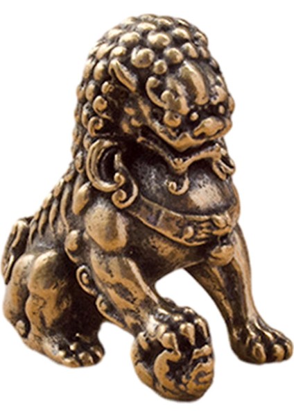 Pirinç Mini Çin Heykeli Hatı Dekorasyonu Feng Shui Sol (Yurt Dışından) indirimleri